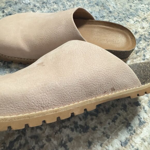 Madewell The Layne Clog Mule Women 7 Leather Slip On Classic Comfort Dusty Blush - Picture 8 of 10